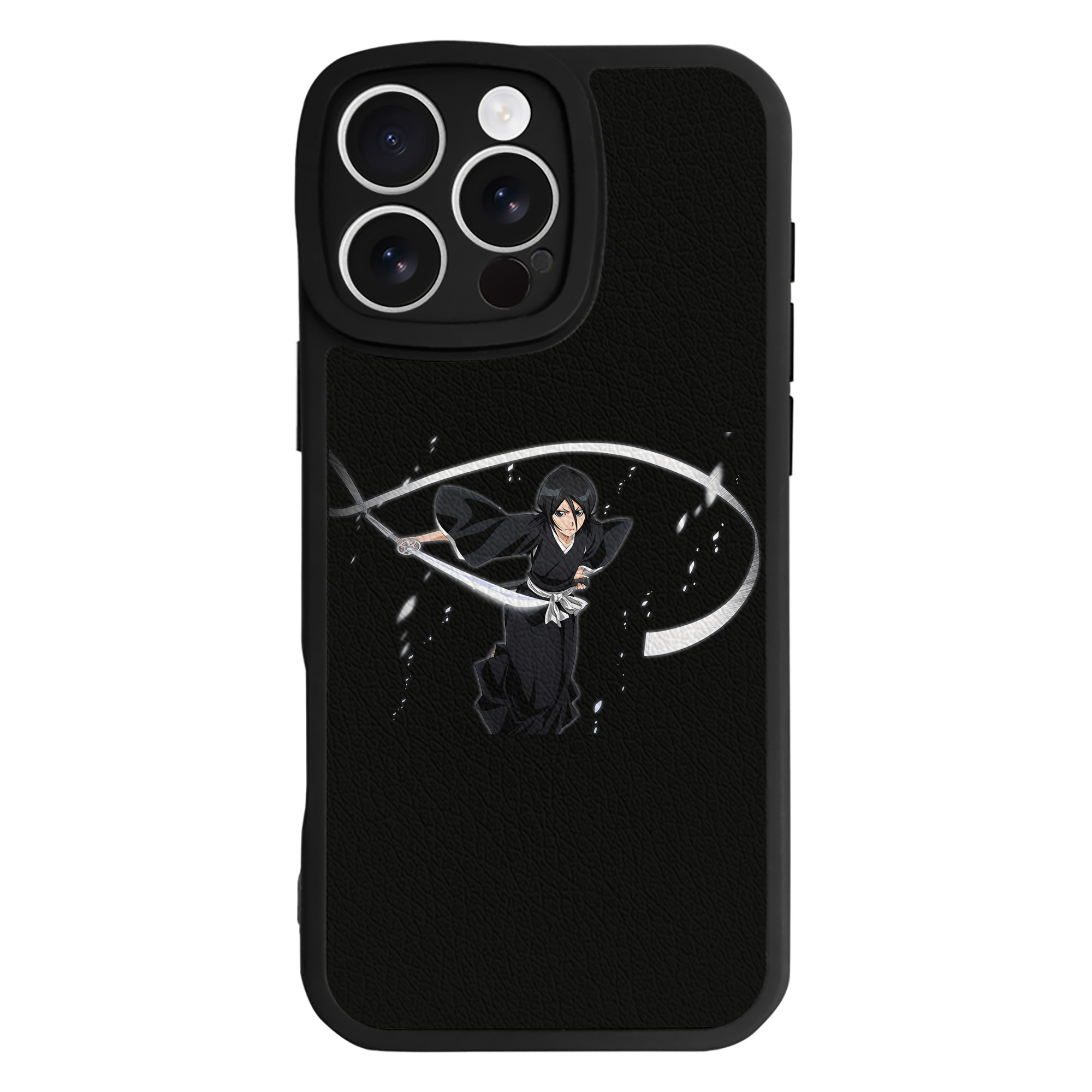 （画像用） ブリーチ 朽木ルキア BLEACH Kuchiki Rukia 【iPhone 16シリーズ対応】シリコンスマホケース（レザー調） 材質：シリコン